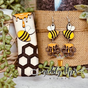 Biörhängen Hårspänne Bundle SVG Glowforge Humla