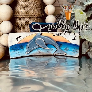 Pince à cheveux dauphin sur le thème de l'océan SVG | Fichier découpé au laser | Pince à cheveux dauphin | Studio étourdi | Fichier SVG découpé au laser pour dauphin Glowforge