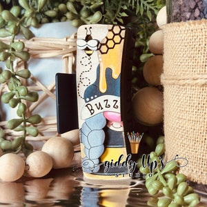 Bijenkabouter haarclip SVG | Lasergesneden bestand | Grote Glowforge-haarclip | Haarclip kabouterbij | GiddyUpStudio | Bee Cut-bestand | Glowforge Bee