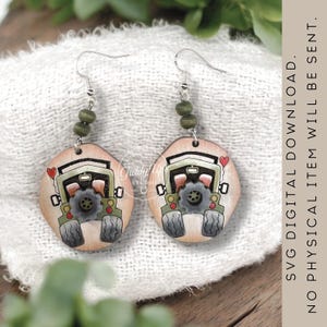 Off Road Earring SVG: Laser Cut File (Digital Download)