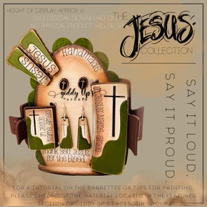 Die Jesus Sammlung Ohrring Haarspange Bolzen Bundle SVG | Jesus Ohrring SVG | Kreuz Ohrringe SVG | Glowforge-Dateien | | Giddy up Atelier