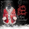 Santa&#39;s Magical Overcoat Ornament SVG File | Santa Coat SVG Laser Cut Ornament Files | Giddy Up Studio | Klaus Collection svg file