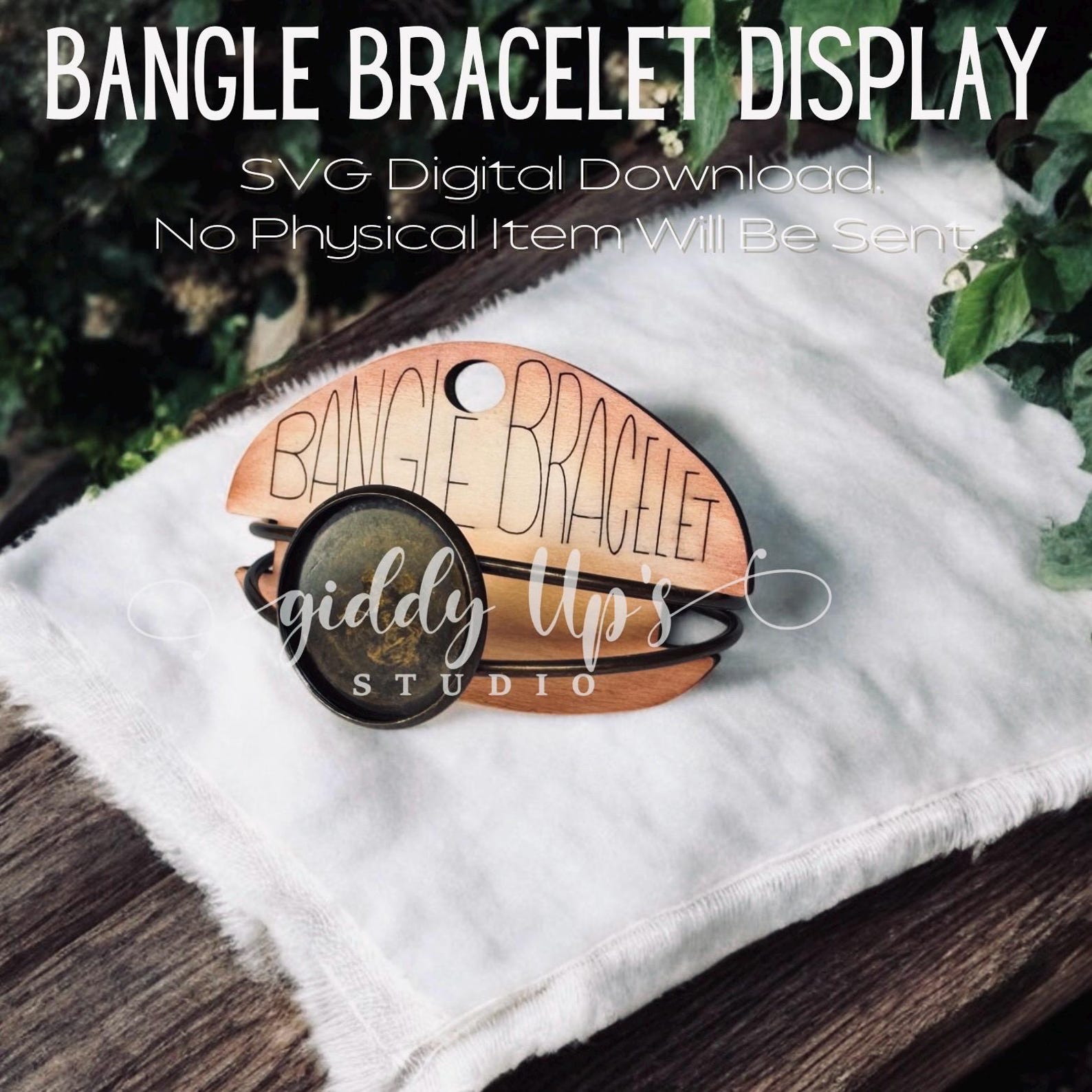 Bangle Bracelet Display Stand SVG File: Laser Cut Jewelry Displays - Etsy