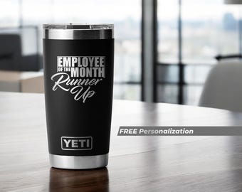 Funny Work Gifts for Men, Husband, Dad, Personalized Custom Tumbler Office Gift for Coworkers, Colleagues, Bosses, Him, Workplace Humor Gift