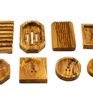 Olive wood soap holder | Olivewood self draining soap dish | Handmade soap dispenser | Soap tray | Bathroom counter space gadget | Soap case