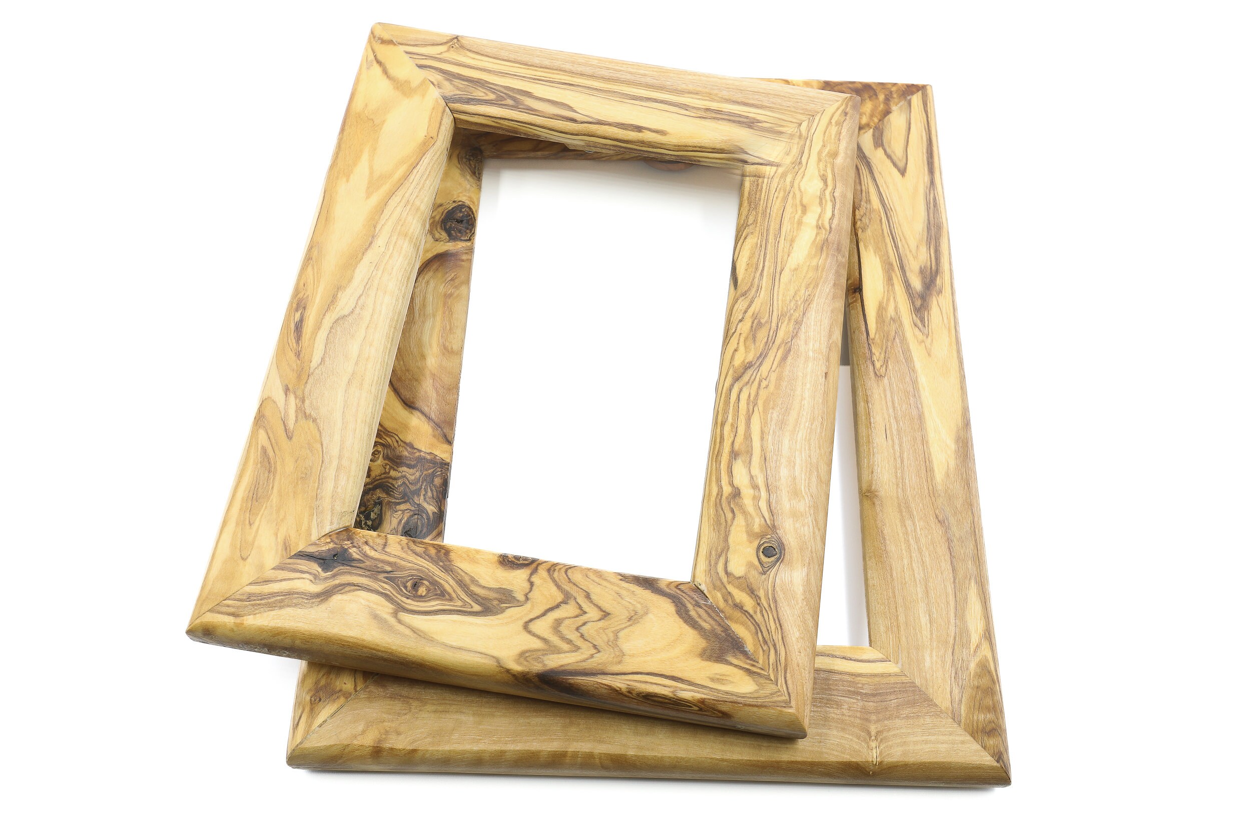 Vintage Picture Frame Handmade of Olive Wood | Antique Photo Vintage Picture Frame Handmade of Olive Wood | Antique Photo