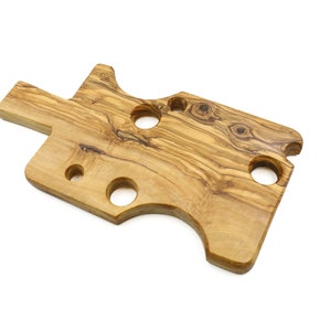 Olive wood cheese board | Handmade olivewood cheese serving plate | Funny cheese, charcuterie presentation board  | Swiss cheese decoration