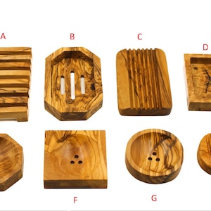 Handgemaakte olijfhouten zeepbakje: zelflozende zeepbesparing