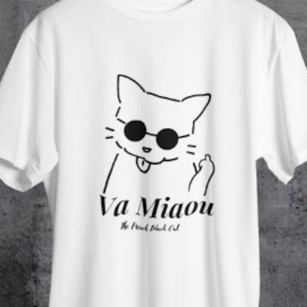 T-shirt chat • T-shirt chat drôle • T-shirt orignal chat • T-shirt Cadeau Chat • T-shirt pour elle • T-shirt pour lui • t-shirt chat