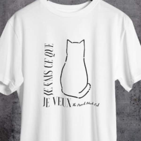 T-shirt chat • T-shirt chat drôle • T-shirt orignal chat • T-shirt Cadeau Chat • T-shirt yoga • T-shirt pour elle • Cadeau Noel Chat