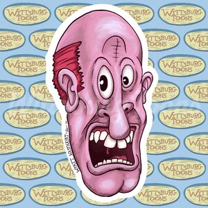 Wyatt Wasthayat sticker | Wyatt Wasthayat decal | illustrated cartoon sticker