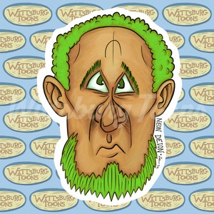 Neon Deion sticker | Neon Deion decal | illustrated cartoon sticker