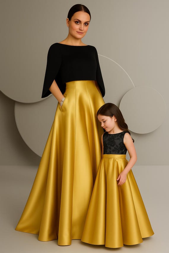 black top gold skirt dress Dress To Impress Sequin Mini Skirt, Black Small main image 1