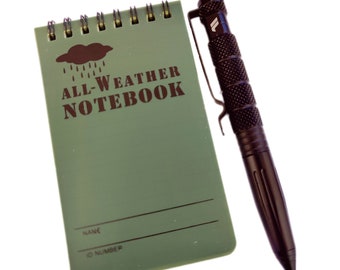 Tactical Pen & All Weather Notebook Bundle