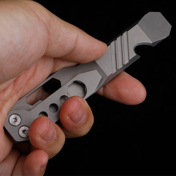 Titanium Pry Bar Mutli Tool - EDC - Firefighter