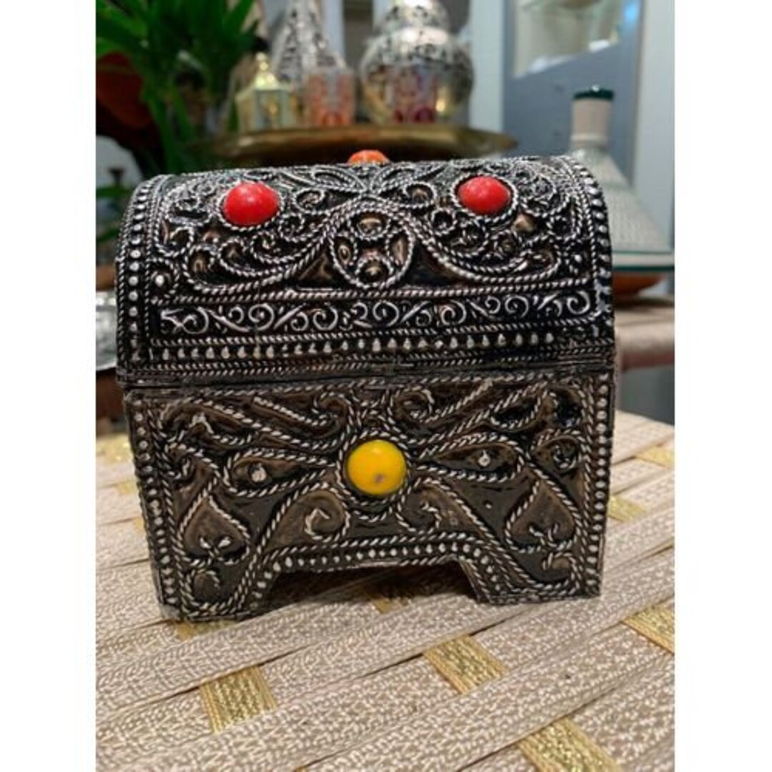 Berber Moroccan Jewelry Box Handmade Box Jewelry Etsy