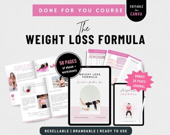 Weight Loss Guide Done For You Coaching Program Brandable| Fitness ebook for Weight Loss Coach, Fitness Coach, Health Coach, Wellness Coach