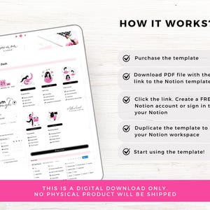 Mom Planner Notion Template, Notion Planner Mom, Busy Mom Household Planner, Mom Life Digital Planner, Family Organizer, Notion Dashboard image 10