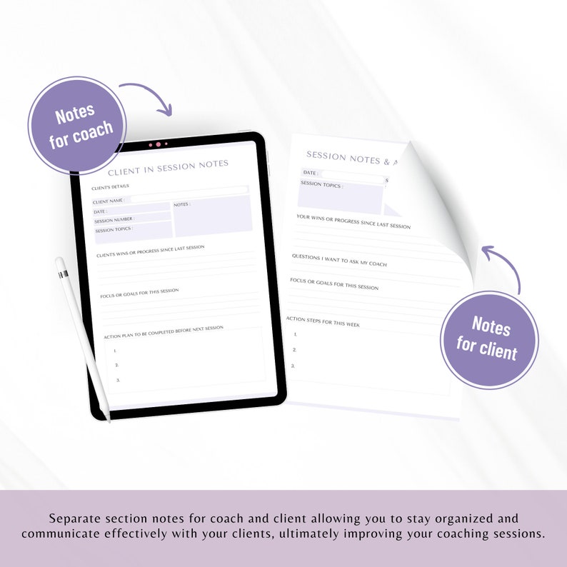 Coaching Session Worksheets Coaching Worksheet Canva Templates for ...