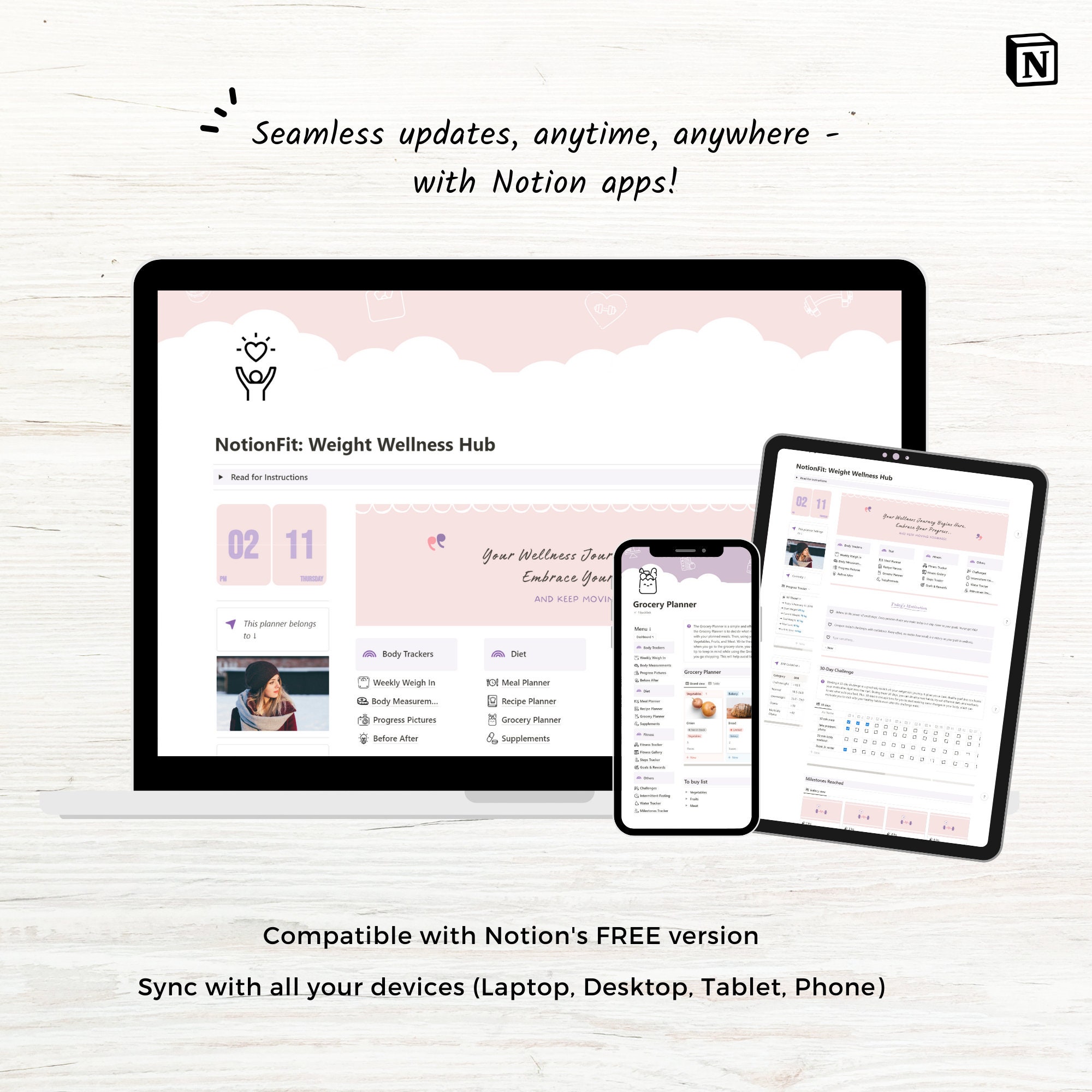Notion Template Notion Planner Weight Loss Tracker Fitness Notion Notion Template Notion Planner Weight Loss Tracker Fitness Notion