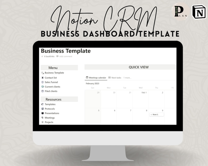 Powerful Notion CRM Template for Small Businesses, Entrepreneurs, and