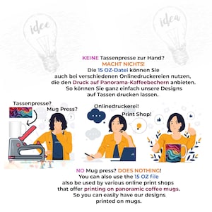 Step by Step Anleitung für Bestellung von Tassen bei Onlinedruckerei mit Panorama Motiv