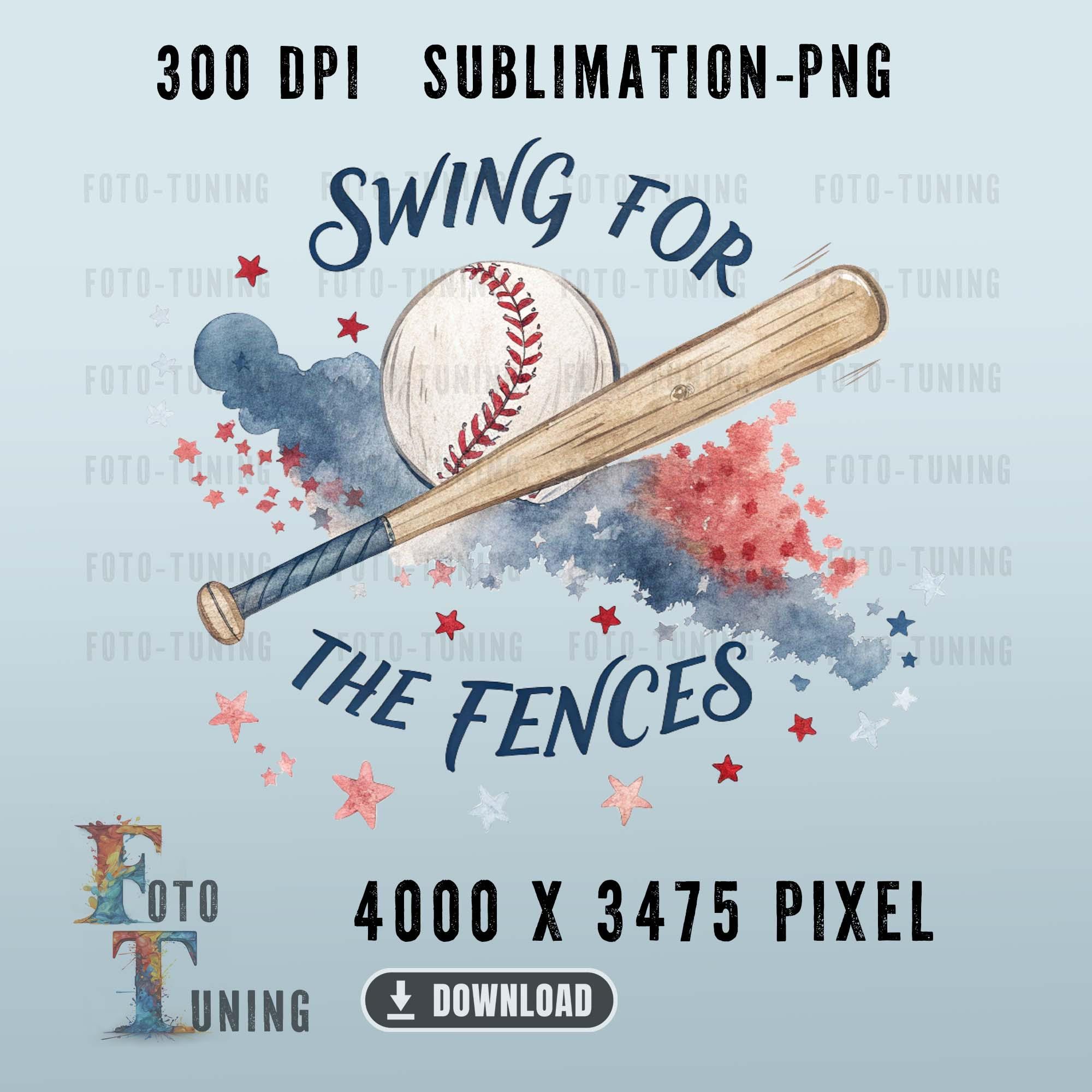 Baseball Sublimation Design – PNG File for Shirts, Sports Gear & Fan ...
