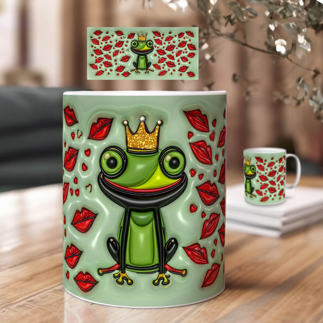Sendez Lot de 6 tasses Motif grenouille 250 ml
