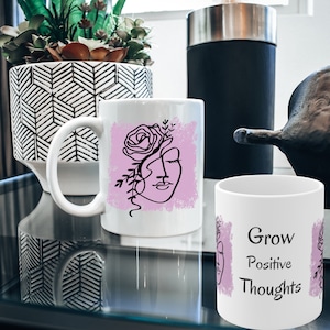 Inspirational Gift, Positive Message Mug, Gift for a Friend, Self Care Gift, Mental Wellbeing Gift, Motivational Mug, Affirmation Gift