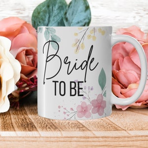 Bride to Be Mug, Wedding Gift, Bridal Shower Gift, Gift for Her, Engagement Gift, Gift for Future Bride, Minimalist Wedding Gift, Hen Party