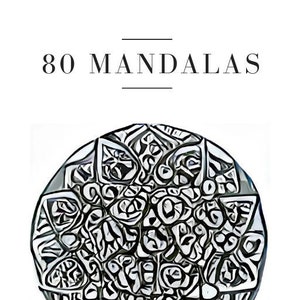 80 mandalas coloring book