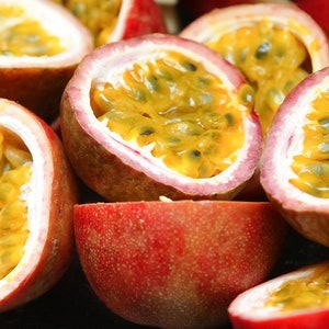 10 pcs Passion Fruit Seeds, Hạt Giống Chanh Dây, Purple Edulis Passionfruit Vine, 百香果, パッションフルーツ, 열정 과일, Passionsfrucht, Maracuyá