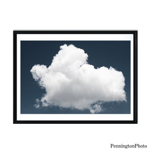 Fine Art Photography Digital Instant Download, Printable Wall Art, Decor, Clouds, Blue Sky, Nature, Minimalist