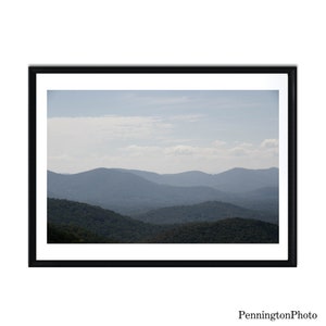 Fine Art Photography Digital Instant Download, Printable Wall Art, Decor, Blue Ridge Mountains, North Carolina, Nature, Landscape
