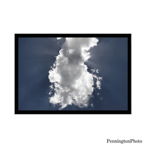 Fine Art Photography Digital Instant Download, Printable Wall Art, Decor, Clouds, Blue Sky, Nature, Minimalist