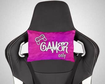 Gamer Chair Cushion: Neck Support Pillow, Game Room Decor