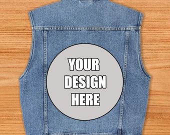 Personalized Printed Sew-On Patches Ɩ Back-Patch For Jackets, Hoodies, And Shirts Ɩ  Custom Metal Band Patches