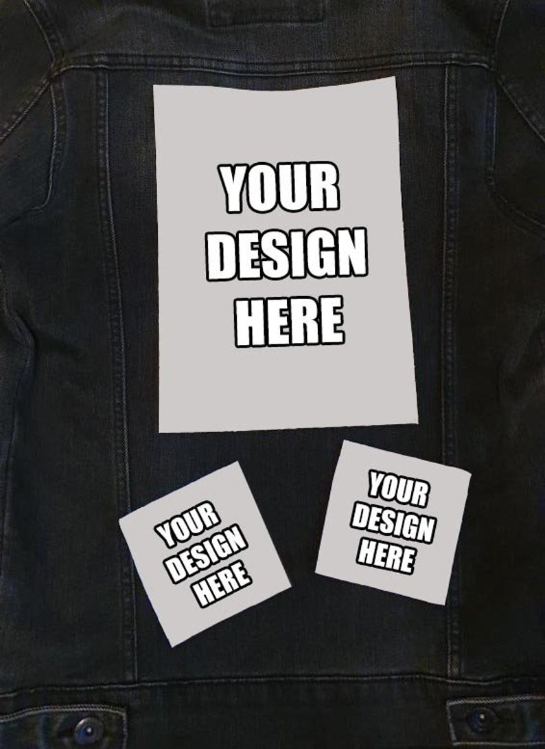 Custom Printed Patches Ɩ Design to Order Backpatch for Jackets