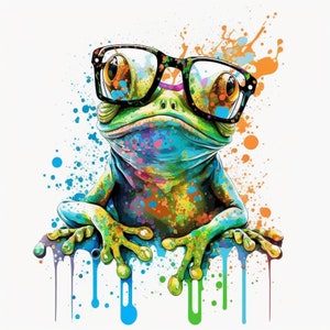 Frog with sunglasses