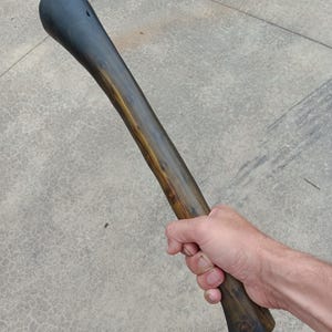 20" "Curado en barro" Naranja Osage "Bopper para bagre"