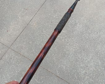 Osage oranje puntige wandelstok 66"