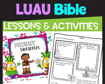 Bible Lessons for Kids Luau Vacation Bible School Lessons Games VBS activities Christian resource Bible Verse Coloring  Kids Bible Study