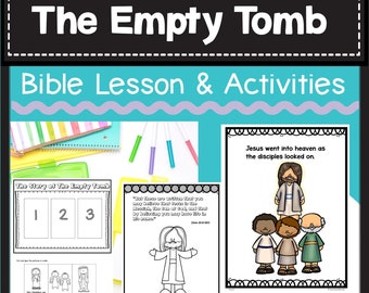 The Empty Tomb Easter Bible Lesson for Preschool and Kindergarten| Sunday School Lesson Plans| New Testament | Bible Studies for Kids