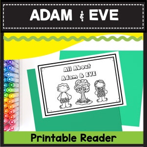 Adam and Eve Bible Lesson: Preschool Sunday School Plan (Digital Download)