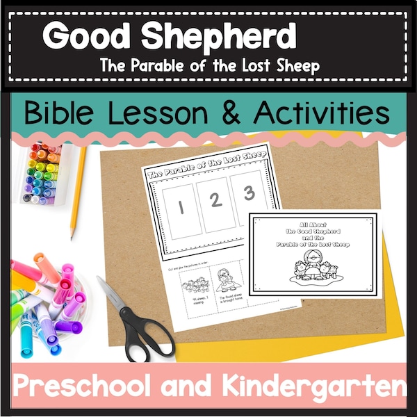 Good Shepherd Parable of the Lost Sheep Bible Lesson for Kids Parables of Jesus Sunday School Bible Lesson Plans Bible Story Activities