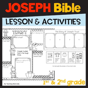Joseph's Coat Bijbelles en activiteiten: 1e-2e leerjaar (digitale download)