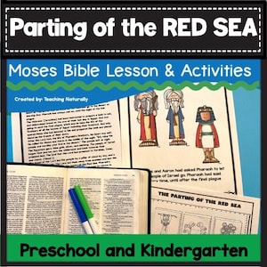 Moses and the Red Sea Bible Lesson: Kids Sunday School Resource (Printable)