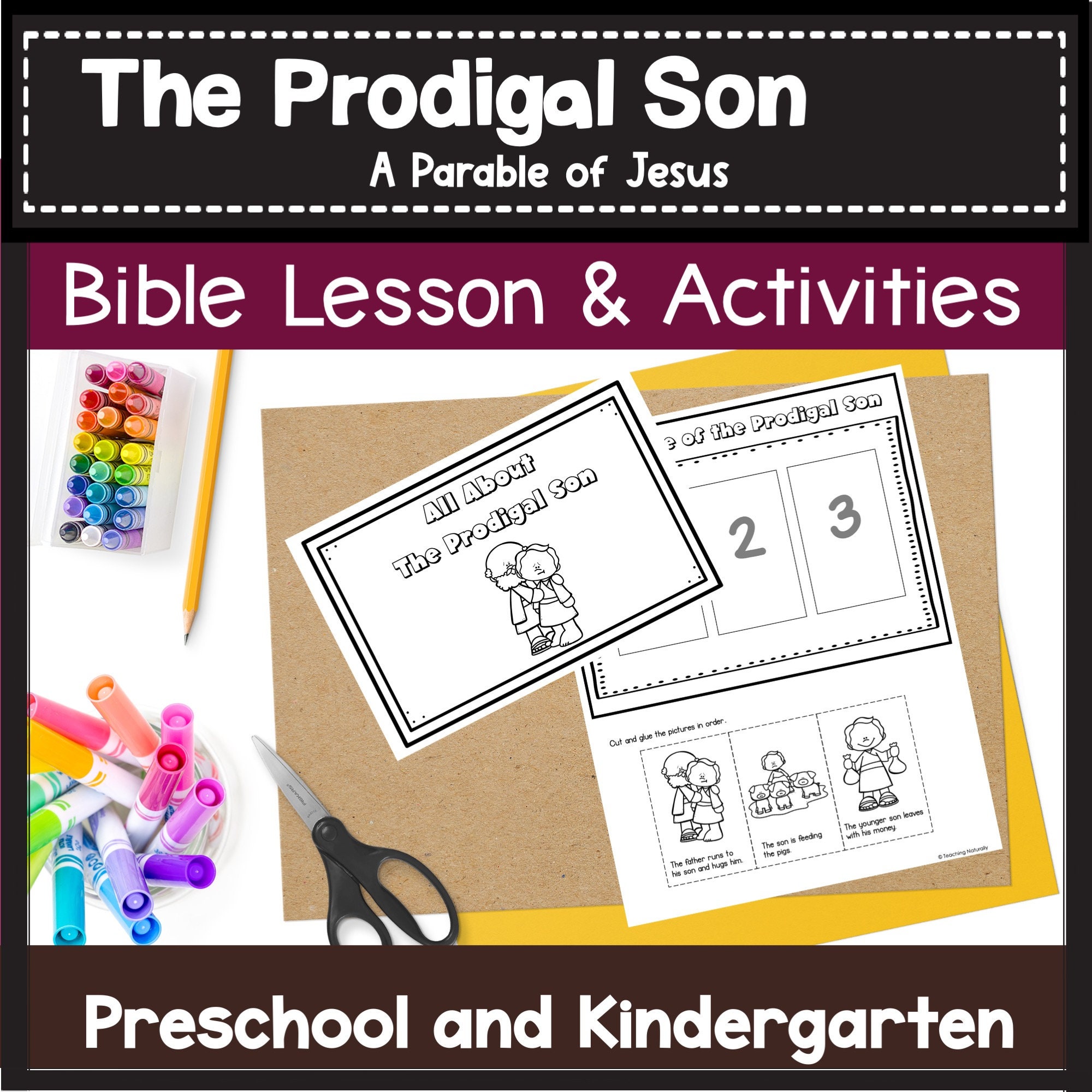 Parables of Jesus Bible Lesson for Kids Bible Activities Good Samaritan ...