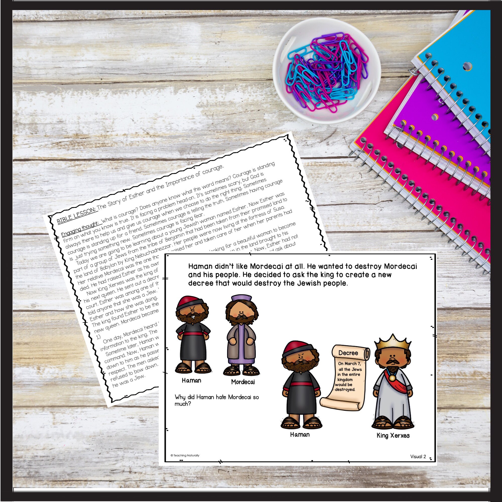 Esther Bible Lesson and Activities for Kids Courage Bible Lesson Plan ...