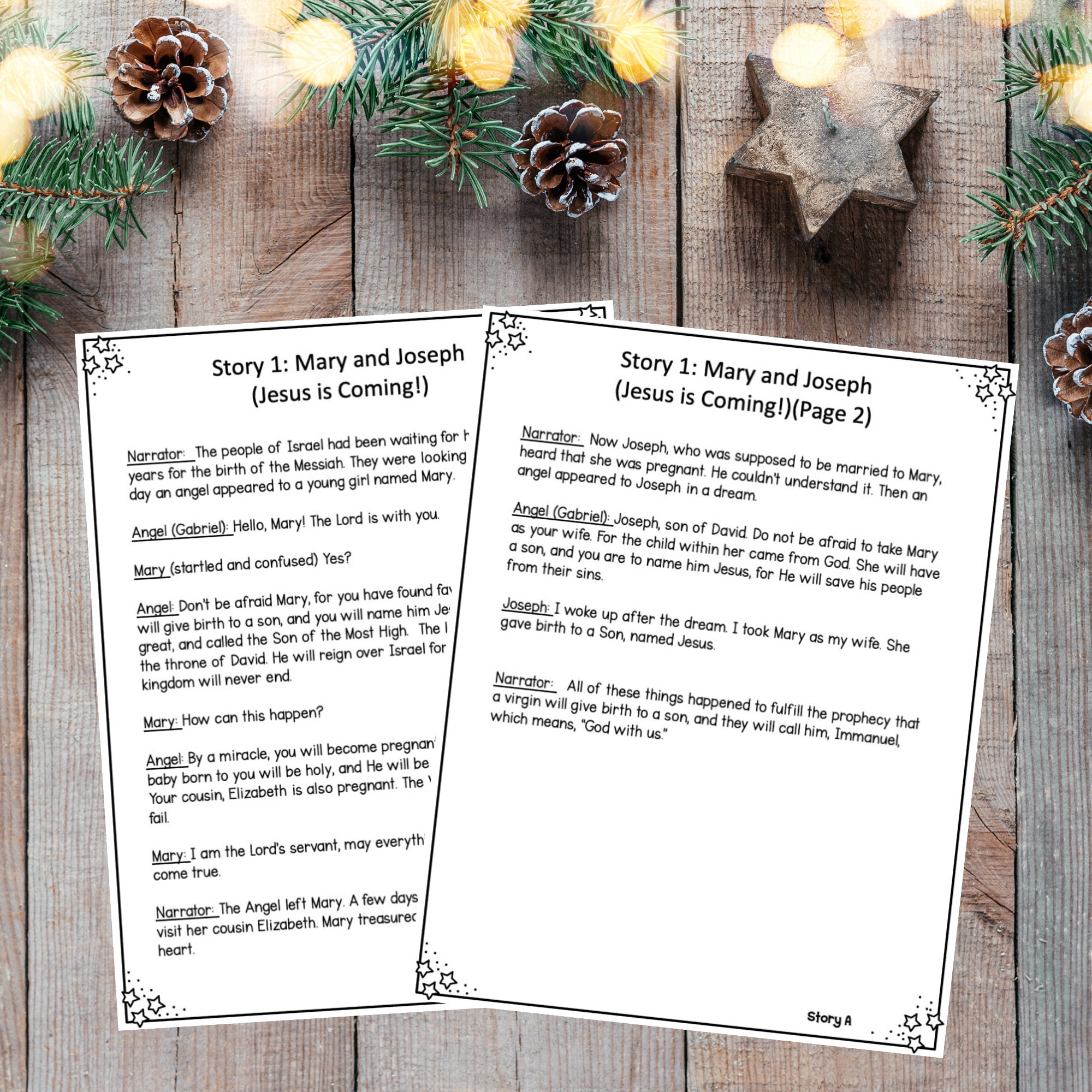 Christmas Bible Story Readers Theater Play Script for Kids or Puppet Show the Nativity - Etsy christmas-bible-story-readers-theater-play-script-for-kids-or-puppet-show-the-nativity-etsy